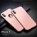 Miniatyrbillede 4 af 4: Coque - Etui - iPhone X - Ultra Tynd - Ultra Slidstærk - Anti-Rids - Mat Rosa Matt rosa