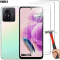 Miniatyrbild 1 av 4: Härdat glas för Xiaomi Redmi Note 12S - Enkel installation Anti-Scratch Pack om 3 Transparent