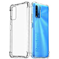 Miniatyrbild 1 av 4: Skyddsfodral för Redmi 9T - E.F.CONNECTION - Mjuk - Silikon - Transparent - Förstärkta hörn Transparent