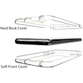 Miniatyrbillede 4 af 4: Etui til Samsung Galaxy S23 Gennemsigtig beskyttelse Anti-ridse Full Body TPU PC Anti-Shock Transparent