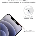 Miniatyrbillede 3 af 4: Skærmbeskyttelse - E.F.CONNECTION - til iPhone 12 - 4 Stykker - 9H Hærdet Glas - Face ID Udsnit