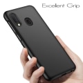 Miniatyrbillede 3 af 4: Etui - Anccer - Galaxy A20E - Ultratynd - Stødbeskyttelse - Sort Svart