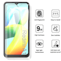 Miniatyrbild 3 av 4: Härdat glas för Redmi A1/A2 Enkel installation Anti-scratch Pack om 2 Transparent