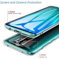 Miniatyrbild 2 av 4: Fodral för Redmi Note 8 Pro (6,53") Mjukt förstärkt skydd mot stötar Transparent
