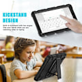 Miniatyrbillede 6 af 6: Cover til Samsung Galaxy Tab A9 (8,7 Tommer) Hel beskyttelse mod stød Hybrid med støtte - Sort Svart