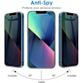 Miniatyrbillede 2 af 4: E.F.Connection - 4 stk Anti-Spy hærdet glas til iPhone 13 mini (5,4") Svart