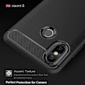 Miniatyrbillede 2 af 4: Beskyttelsesetui til Redmi 8 (6.21") - E.F. CONNECTION - Steel Lines Mønster - Sort Svart