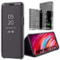 Miniatyrbild 1 av 4: Skyddsfodral för Redmi Note 8Pro - E.F.CONNECTION - Svart - Spegeleffekt - Genomskinligt fönster svart