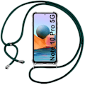 Miniatyrbild 1 av 4: Skyddsfodral för Redmi Note 10 Pro 5G (6,67") - E.F.CONNECTION - Mjuk - Transparent-midnattsgrön Transparent-midnattsgrön