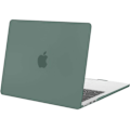 Miniatyrbillede 1 af 6: Coque til MacBook Air 15 Tommer M4 M3 M2 2025 2024 2023, Hård Beskyttelse Stødabsorberende Skridsikker Gennemsigtig Grøn Nat Nattgrönt