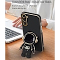 Miniatyrbillede 4 af 4: Beskyttelsesskal - TPU - iPhone 12 Pro Max - Fleksibel - Astronautmotiv - Sort Svart