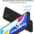 Miniatyrbild 3 av 4: Svart mjukt skyddsfodral för Redmi Note 11 - E.F.CONNECTION Svart