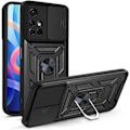 Miniatyrbillede 1 af 4: Beskyttecase - Xiaomi - Redmi Note 11S - Sort - Stødabsorberende - 360° Støtte Svart
