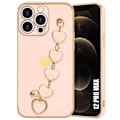 Miniatyrbillede 1 af 4: Coque - Mixte - iPhone 12 Pro Max - TPU-beskyttelse - Stødsikker - Fleksibel - Hjerte design Rosa