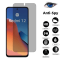 Miniatyrbillede 3 af 4: Skærmbeskyttelse - E.F.Connection - Redmi 12 - Tempereret glas - Anti-spion - Pakke med 4 Svart
