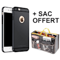 Miniatyrbillede 1 af 4: Beskyttelseshylster - E.F.CONNECTION - til iPhone 8 - Mat Silikone - Stødabsorberende - Ridsefast - Sort Svart