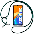 Miniatyrbild 1 av 4: Skyddsfodral för Xiaomi Redmi 9C - E.F.CONNECTION - Mjuk - Transparent-midnattsgrön Transparent-midnattsgrön