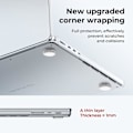 Miniatyrbild 4 av 6: Hårdt cover - MacBook Pro - 14 tommer - Kompatibel med M1/M2/M3/M4 - Fuld beskyttelse - Klar krystal Färg: Klar Kristall