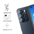 Miniatyrbillede 2 af 4: Verres Trempés Beskyttelse Kamera Bagpå - E.F.CONNECTION - til OPPO Reno 6 5G - Gennemsigtig - Sæt af 2 Transparent