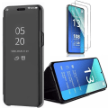 Miniatyrbillede 1 af 4: Coque - Xiaomi - Redmi Note 13 4G - Chromeret Effekt - Stødbeskyttelse - Flip Cover Sort Svart