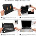 Miniatyrbillede 3 af 6: Coque Kompatibel med MacBook Air 15 Tommer 2025 2024 2023 Udgivelse M4 M3 M2 A3241 A3114 A2941 med Touch ID og 15,3" Retina, Sort Svart färg