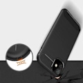 Miniatyrbillede 3 af 4: Beskyttelsesetui til Redmi Note 9 - E.F.CONNECTION - Klassiske stålfunktioner - Blødt - Sort Svart