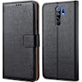 Miniatyrbillede 1 af 4: Xiaomi Redmi 9 etui, PU læder beskyttende pung etui, kortpladser med stativ og fanefunktion