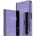 Miniatyrbild 1 av 3: Coque - LuffyShop - Redmi Note 9 Pro Max - PU-läder - Pläterad spegel - Intelligensstöd Blå