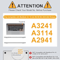 Miniatyrbillede 2 af 6: Coque til MacBook Air 15 Tommer 2025 2024 2023 M4 M3 M2, Beskyttelse af Computer Hårdt Mat Translucent Rød Röd