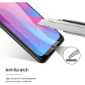 Miniatyrbillede 4 af 4: Skærmbeskyttelse - E.F.CONNECTION - til Redmi 8 - hærdet glas - ridsefrit - sæt på 4 Transparent