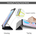 Miniatyrbild 3 av 4: Coque Tablet - E.F.CONNECTION - för Samsung TAB S6 - Svart - Skydd - Dubbelvinkelsupport Svart