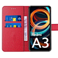 Miniatyrbild 3 av 4: Coque för Xiaomi Redmi A3 - E.F.Connection - Fällbart Fodral - PU-läder - Stötabsorberande - Röd Röd