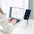 Miniatyrbild 3 av 4: MSD Phone-Tablet Stand med justerbar höjd och vinkel, Bärbart Phone-Tablet Stand för iPhone 11 Pro-X-XS-XR, Sam