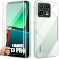 Miniatyrbild 1 av 4: Fodral och 2 härdade glasögon för Xiaomi 13 Pro - Silikon Stötsäkert förstärkt skydd