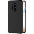 Miniatyrbild 2 av 4: Skyddsjacka - E.F.CONNECTION - Oneplus 8 Pro - Mjuk - Svart - Stöttåligt Härdat Glas Svart