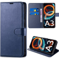 Miniatyrbillede 1 af 4: Coque - Xiaomi - Redmi A3 - PU-læder - Stødabsorberende - Justerbart Stativ marinblå