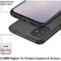 Miniatyrbillede 2 af 4: Beskyttelsesetui til Oneplus Nord N100 - E.F.CONNECTION - Blød sort silikone - Præcis skæring Svart