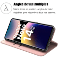 Miniatyrbillede 2 af 6: Coque til Xiaomi Redmi Note 14 Pro 5G (ikke til 4G) Beskyttelse i PU-læder, Rosa, Stødabsorberende, Ridsefast Rosa