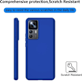 Miniatyrbillede 3 af 4: Beskyttelsesetui - E.F.CONNECTION - til Xiaomi 12T Pro - Silikone - Blød - Stødabsorberende - Blå Blå