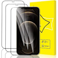 Miniatyrbillede 1 af 4: Stødbeskyttelse i hærdet glas - E.F.CONNECTION - til iPhone 13 mini - Styrke 9H - Sort Transparent med svart kant