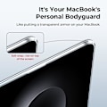 Miniatyrbillede 6 af 6: Coque kompatibel med MacBook Pro 14 Tommer 2021-2024 M4 M3 M2 M1 Pro Max, A3112 A3185 A3401 A2918 A2992 A2779 A2442 med Touch ID Färg: Klar Kristall
