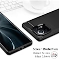 Miniatyrbillede 2 af 4: Beskyttelsesetui til Xiaomi Mi 11 (6,81") - E.F. CONNECTION - Silikone designfunktioner - Anti-Shock - Sort Svart