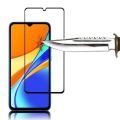 Miniatyrbillede 3 af 4: Til Xiaomi Redmi 9C- 9C NFC- Redmi 9 (Indien) 6,53": 1 farve fuldskærms skærmbeskytter af hærdet glas - SORT