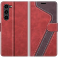Miniatyrbillede 4 af 4: Coque - E.F.Connection - Redmi 12C-11A - Etui Folio Læder PU - Rød og Brun - Kortholder og Støtte Rött och brunt