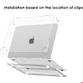 Miniatyrbild 4 av 6: Skydd för MacBook Pro 14 Tum M4 M3 M2 M1 Pro/Max 2024 2023 2021, Slim Antichock - Transparent Transparent