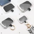 Miniatyrbillede 4 af 4: Coque Bandoulière - Google - Pixel 9 Pro - Fleksibel - Silikone - Sort Svart
