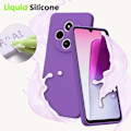 Miniatyrbillede 3 af 4: Coque til Xiaomi Redmi 14C, Beskyttelse Silikone Violet + 2 Tempererede Glas - E.F.Connection® Lila