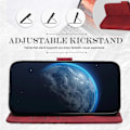 Miniatyrbillede 2 af 4: Coque - Xiaomi - Redmi Note 13 Pro 4G - Fleksibel - PU Læder - Rød Röd