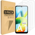 Miniatyrbillede 1 af 4: [3 styk] Hærdet glas til Redmi A1/A2 Transparent skærmbeskytter Transparent