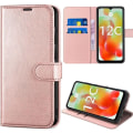 Miniatyrbild 1 av 4: Fodral till Xiaomi Redmi 12C-11A Skydd Syntetiskt läder Anti-Scratch - Rosa